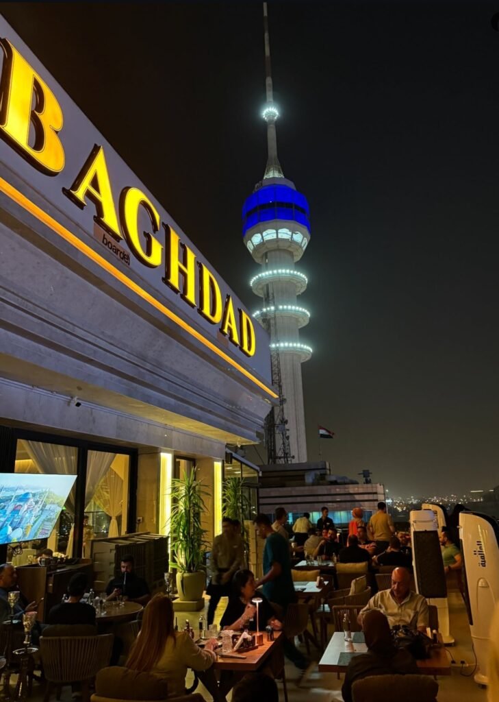 Baghdad Tower lighting designed by Eng. Muneer Al-Khazaraji