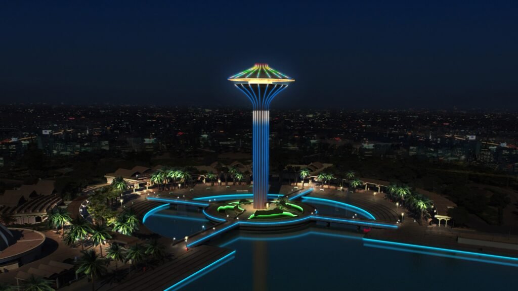 Baghdad Island Tower lighting designed by Eng. Muneer Al-Khazaraji
Laterna-Lighting  for light design 